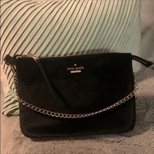 Black Velvet Kate Spade Bag